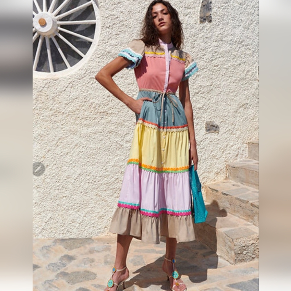 CeliaB Colorblock Midi Dress